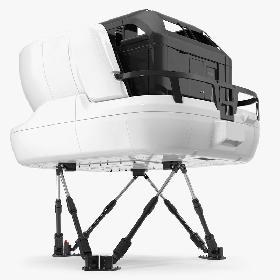 3D Airplane Simulator Machine Generic model